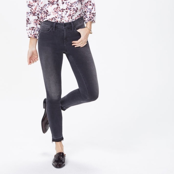 NYDJ Ami Skinny Release Hem Ankle Jeans Size 4 - Picture 1 of 8